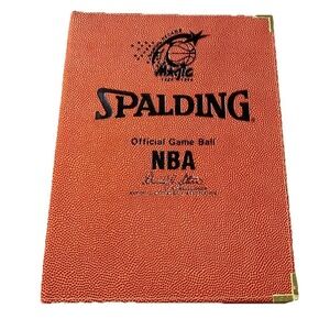 Orlando Magic Spalding Official NBA Basketball Game Ball Folder Notebook